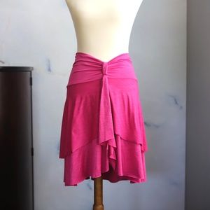 Betsey Johnson Swim Cover Up Ruffled Skirt Betsy